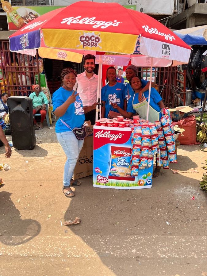 Kellogg’s Go Grains activation in Ghana